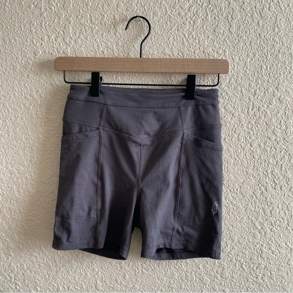 FP Movement by Free People Gray Bike Shorts